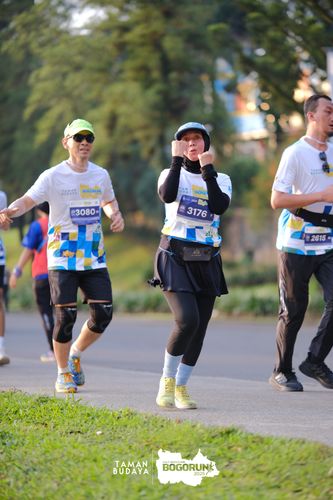 Race photo from Taman Budaya x BOGORUN 2025