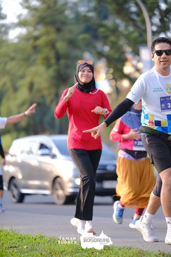 Race photo from Taman Budaya x BOGORUN 2025