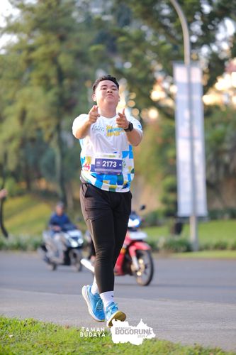 Race photo from Taman Budaya x BOGORUN 2025