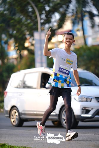 Race photo from Taman Budaya x BOGORUN 2025