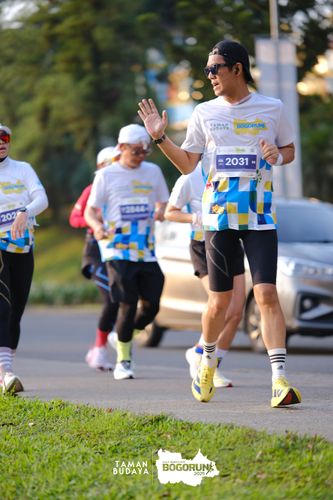 Race photo from Taman Budaya x BOGORUN 2025