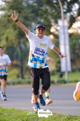 Race photo from Taman Budaya x BOGORUN 2025