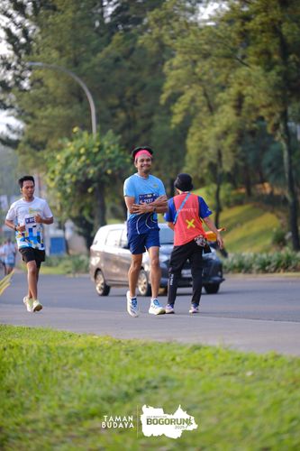 Race photo from Taman Budaya x BOGORUN 2025