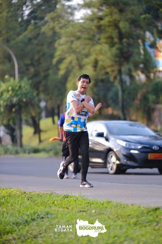 Race photo from Taman Budaya x BOGORUN 2025
