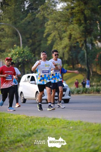 Race photo from Taman Budaya x BOGORUN 2025