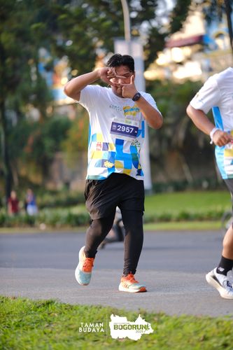 Race photo from Taman Budaya x BOGORUN 2025