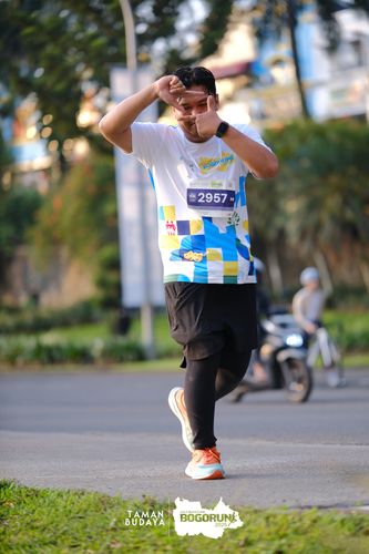 Race photo from Taman Budaya x BOGORUN 2025