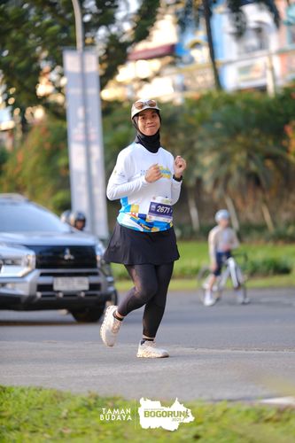 Race photo from Taman Budaya x BOGORUN 2025