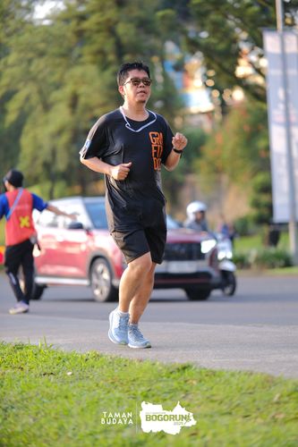 Race photo from Taman Budaya x BOGORUN 2025