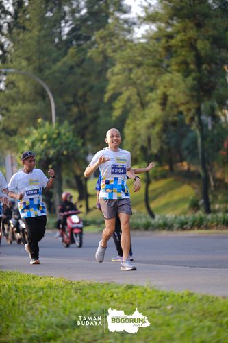 Race photo from Taman Budaya x BOGORUN 2025