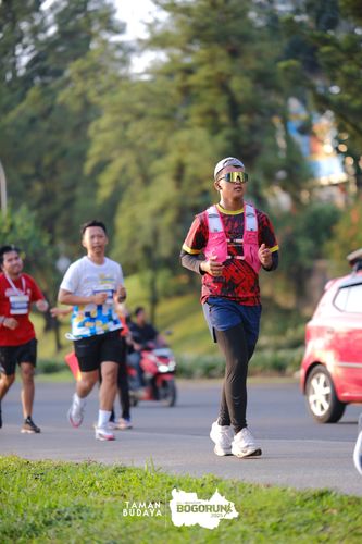Race photo from Taman Budaya x BOGORUN 2025