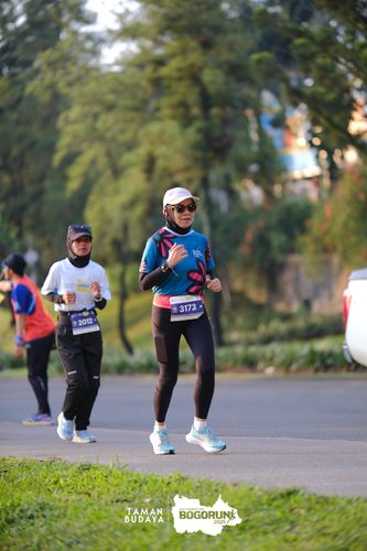 Race photo from Taman Budaya x BOGORUN 2025