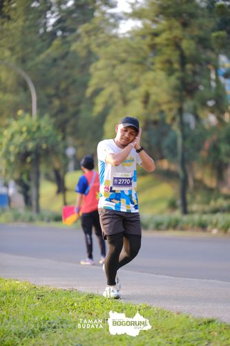 Race photo from Taman Budaya x BOGORUN 2025