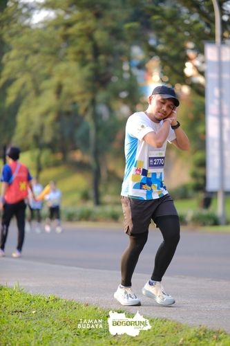 Race photo from Taman Budaya x BOGORUN 2025