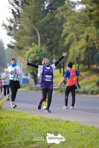 Race photo from Taman Budaya x BOGORUN 2025