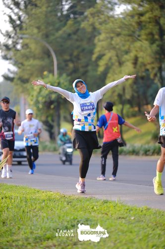 Race photo from Taman Budaya x BOGORUN 2025