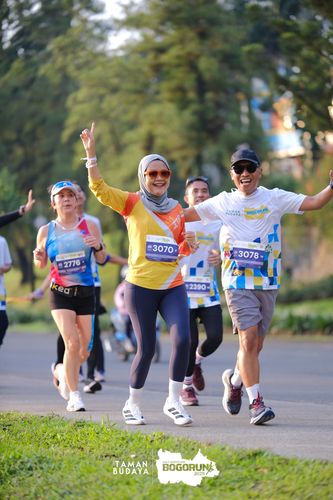 Race photo from Taman Budaya x BOGORUN 2025
