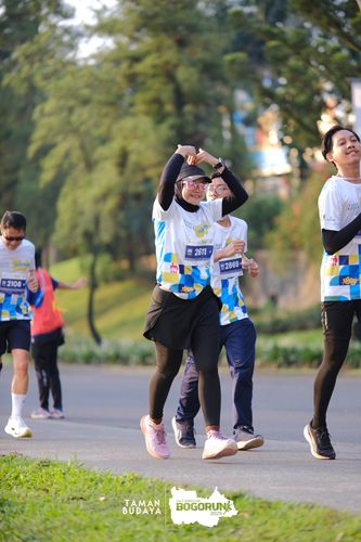 Race photo from Taman Budaya x BOGORUN 2025