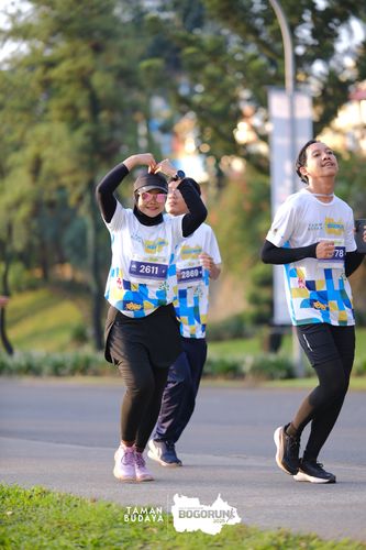 Race photo from Taman Budaya x BOGORUN 2025