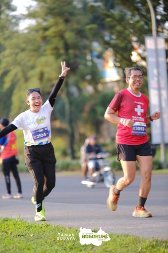 Race photo from Taman Budaya x BOGORUN 2025