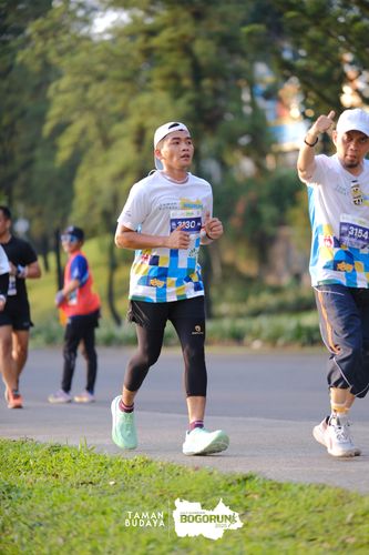 Race photo from Taman Budaya x BOGORUN 2025