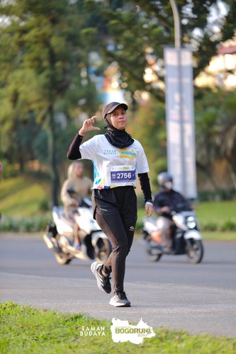Race photo from Taman Budaya x BOGORUN 2025