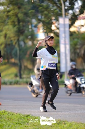 Race photo from Taman Budaya x BOGORUN 2025