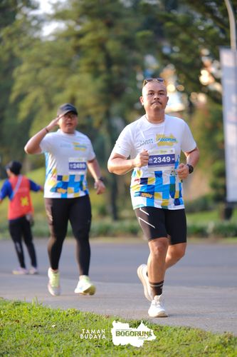 Race photo from Taman Budaya x BOGORUN 2025