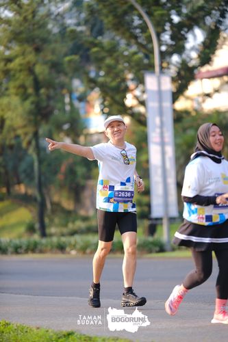 Race photo from Taman Budaya x BOGORUN 2025