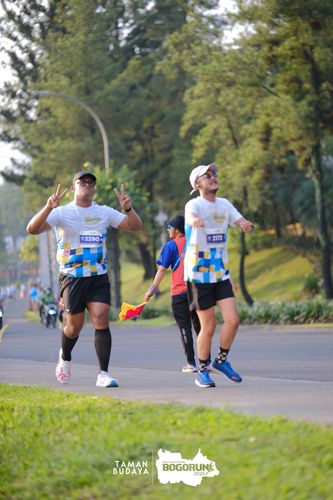 Race photo from Taman Budaya x BOGORUN 2025