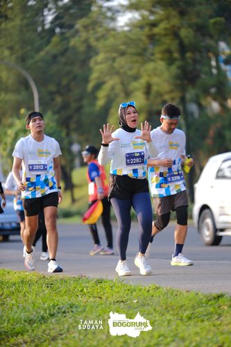 Race photo from Taman Budaya x BOGORUN 2025