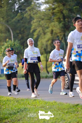 Race photo from Taman Budaya x BOGORUN 2025