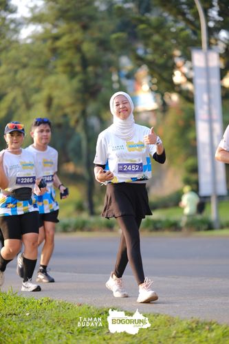 Race photo from Taman Budaya x BOGORUN 2025