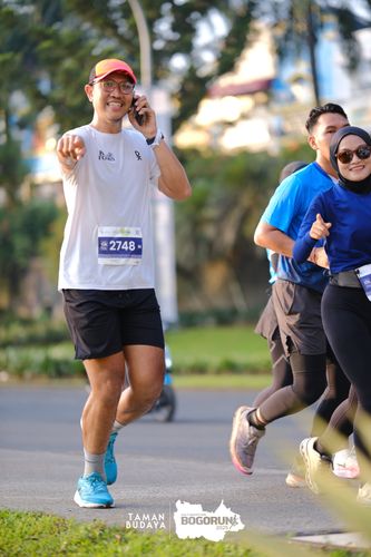 Race photo from Taman Budaya x BOGORUN 2025
