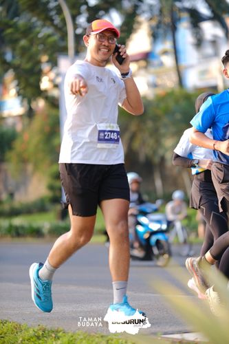 Race photo from Taman Budaya x BOGORUN 2025