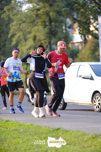Race photo from Taman Budaya x BOGORUN 2025