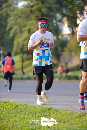 Race photo from Taman Budaya x BOGORUN 2025