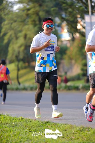 Race photo from Taman Budaya x BOGORUN 2025