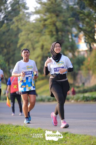 Race photo from Taman Budaya x BOGORUN 2025