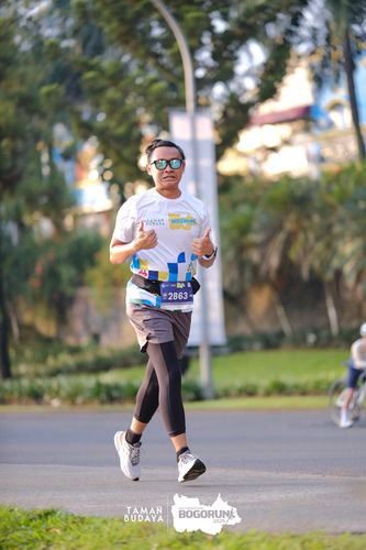 Race photo from Taman Budaya x BOGORUN 2025