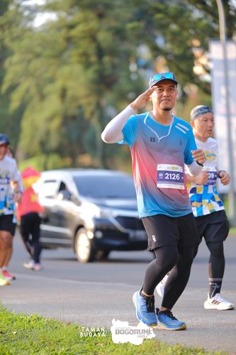 Race photo from Taman Budaya x BOGORUN 2025
