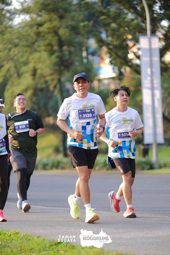 Race photo from Taman Budaya x BOGORUN 2025