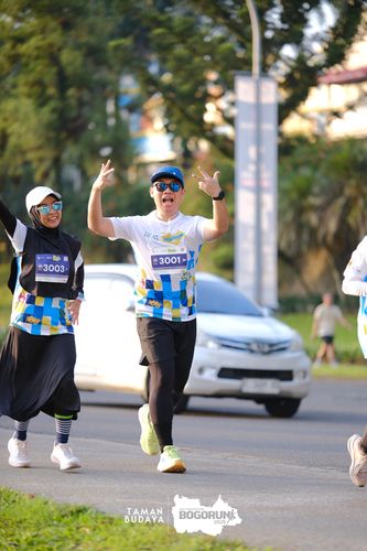 Race photo from Taman Budaya x BOGORUN 2025