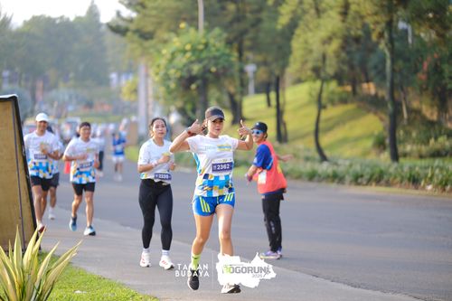 Race photo from Taman Budaya x BOGORUN 2025