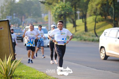Race photo from Taman Budaya x BOGORUN 2025