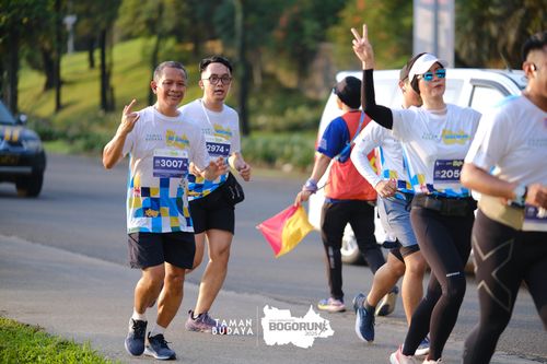 Race photo from Taman Budaya x BOGORUN 2025