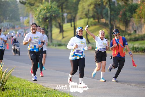 Race photo from Taman Budaya x BOGORUN 2025