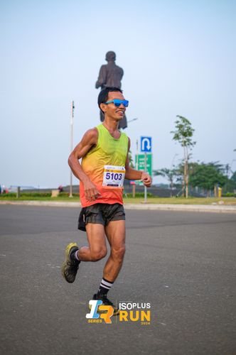Race photo from ISOPlus Run 2024 Jakarta