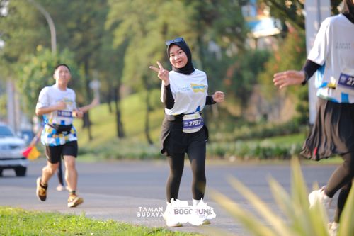 Race photo from Taman Budaya x BOGORUN 2025