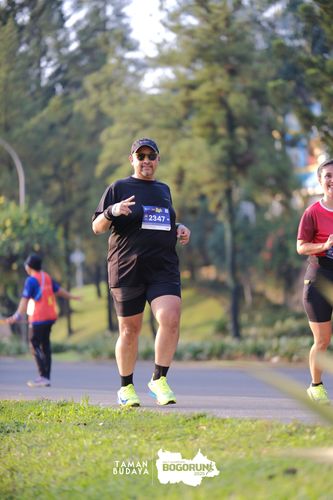 Race photo from Taman Budaya x BOGORUN 2025